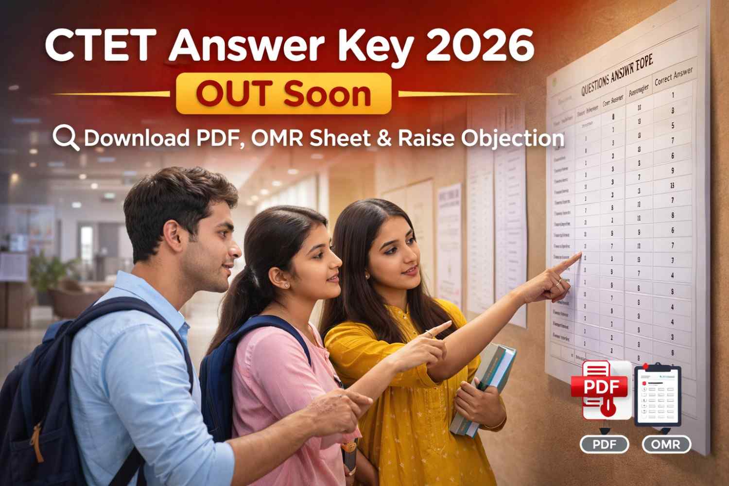 CTET Answer Key 2026 OUT Soon – Download PDF, OMR Sheet & Raise Objection