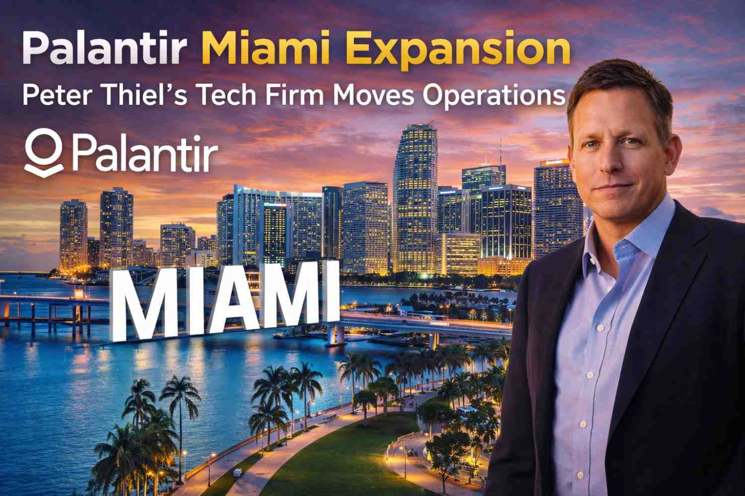 Palantir Miami Expansion: Peter Thiel’s Tech Firm Moves Operations